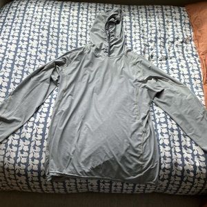 NRS sun hoody, grey, men’s medium